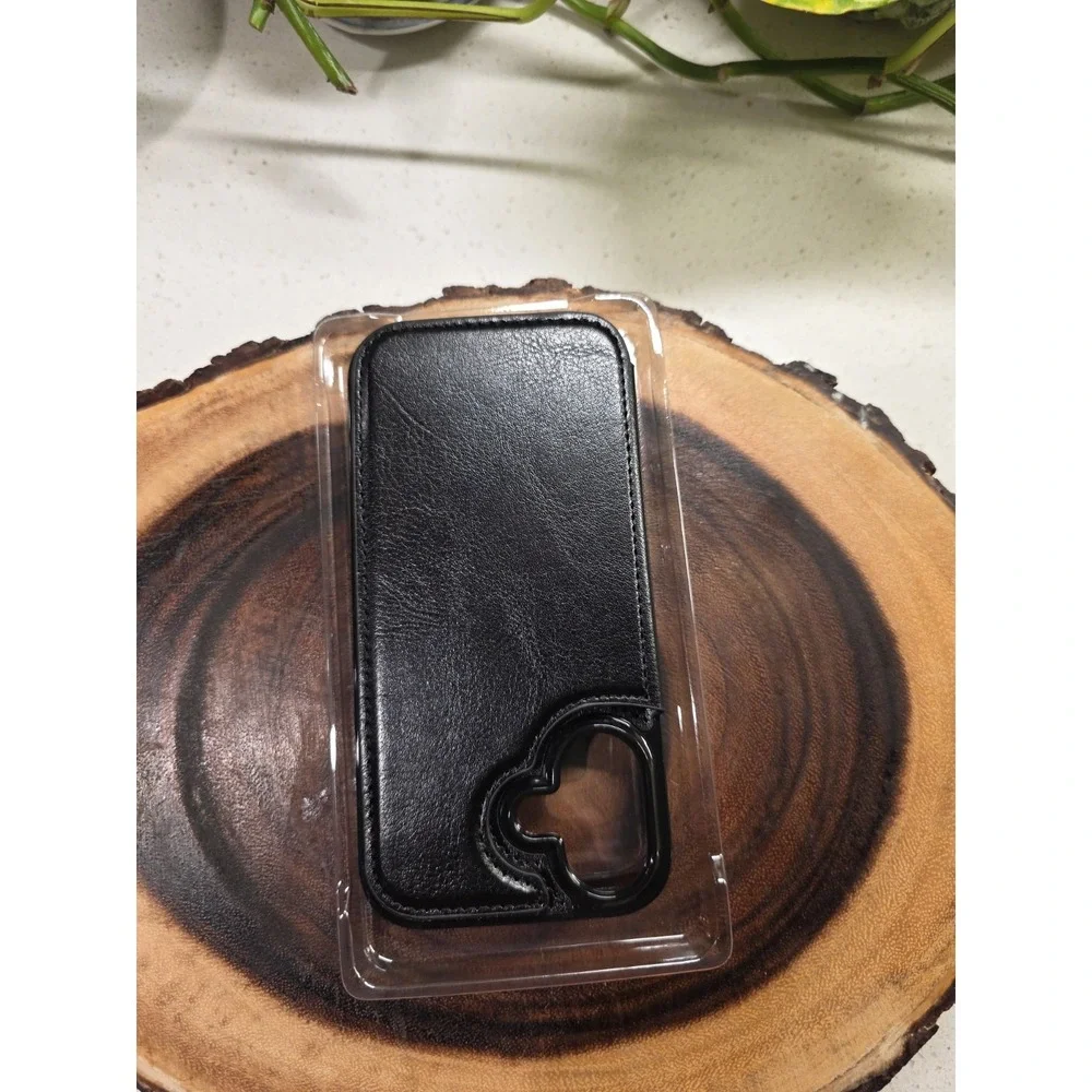 OT OneTop Phone Cover iPhone 11 Wallet Case Card Holder Black New